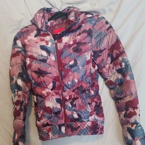 Water Resistant Nike Purple Camo Puffer